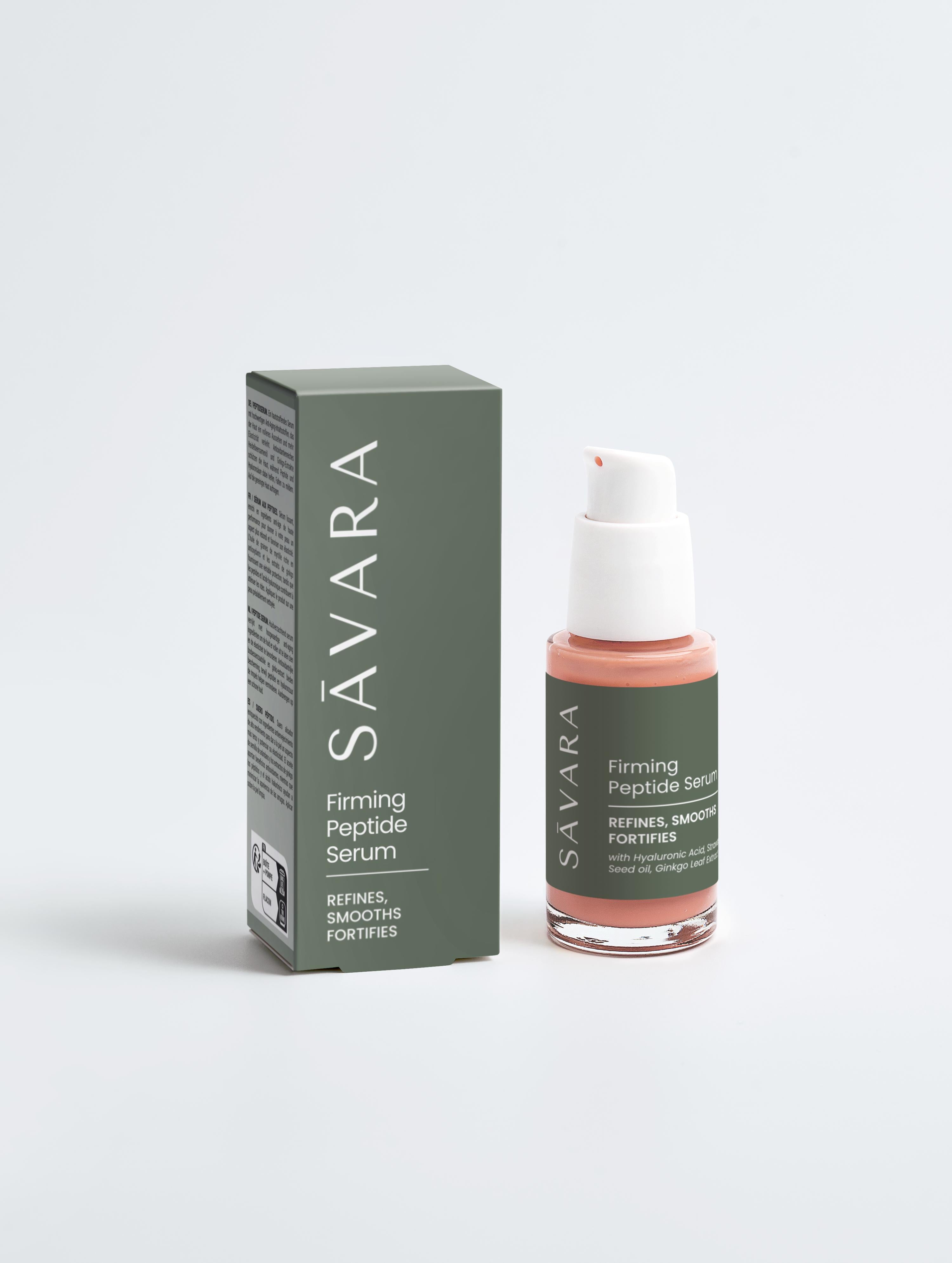 Firming Peptide Serum (ECOCERT® Certified) – SĀVARA Skincare