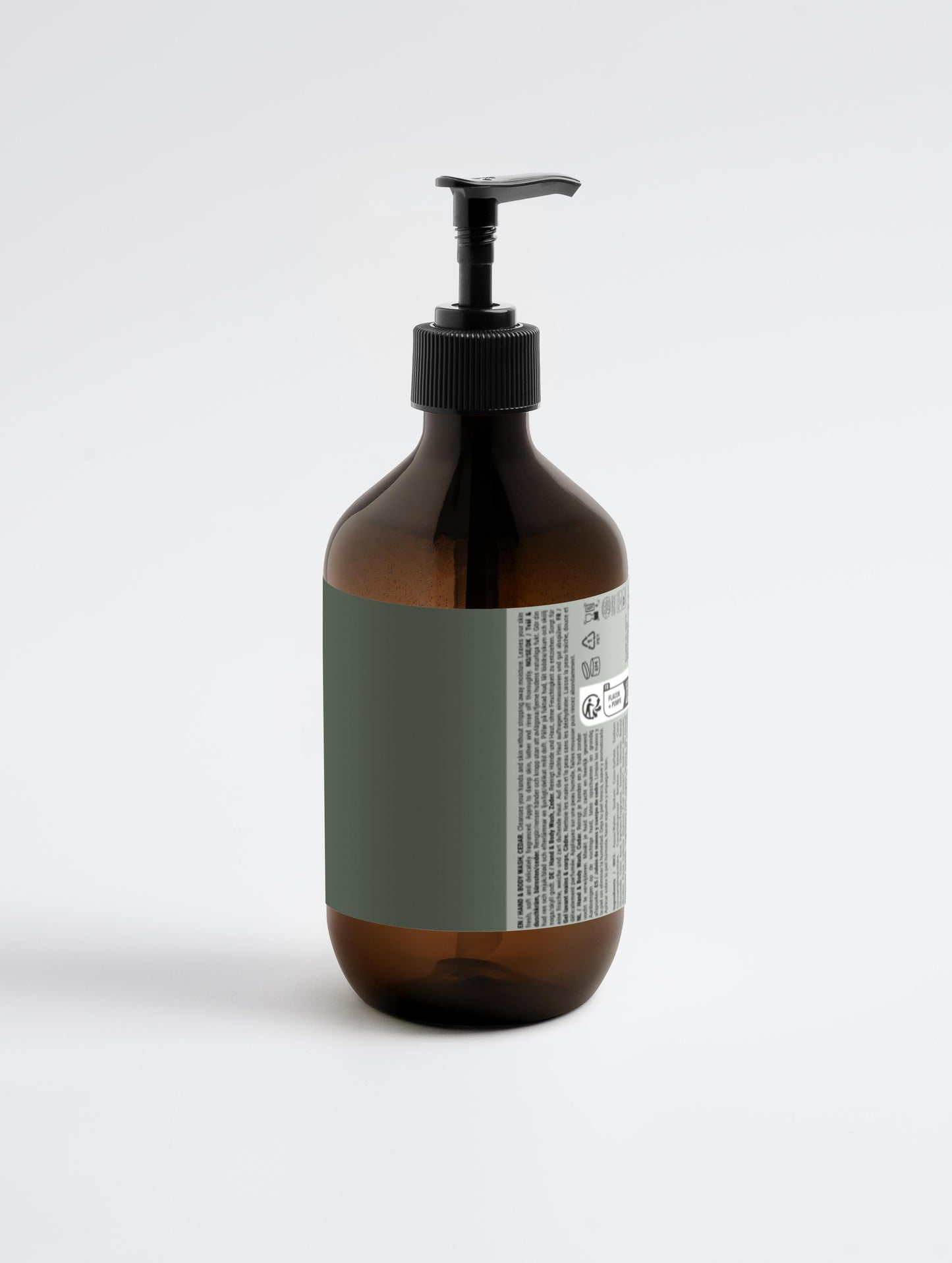Nettoyant revitalisant pour les mains et le corps : menthe poivrée et cèdre foncé
